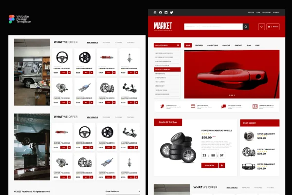 Sparepart - Website Template
