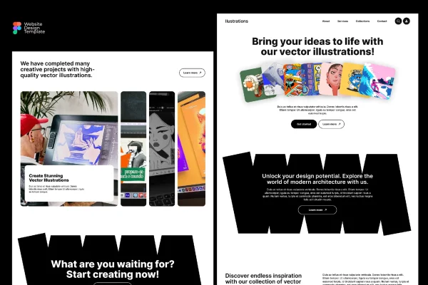 Vectration - Website Template