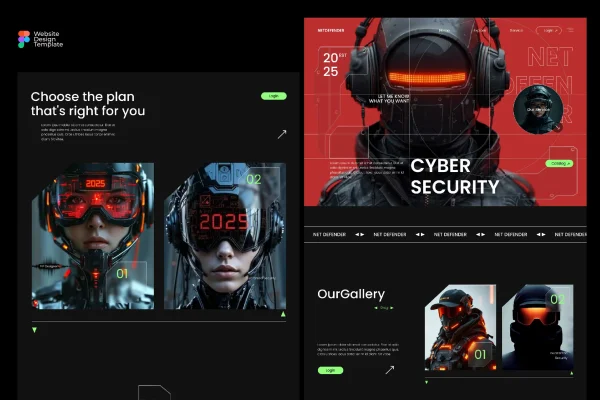 The Cyber - Website Template