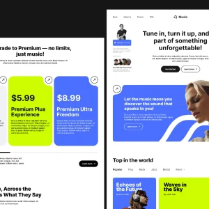 Musisica - Website Template